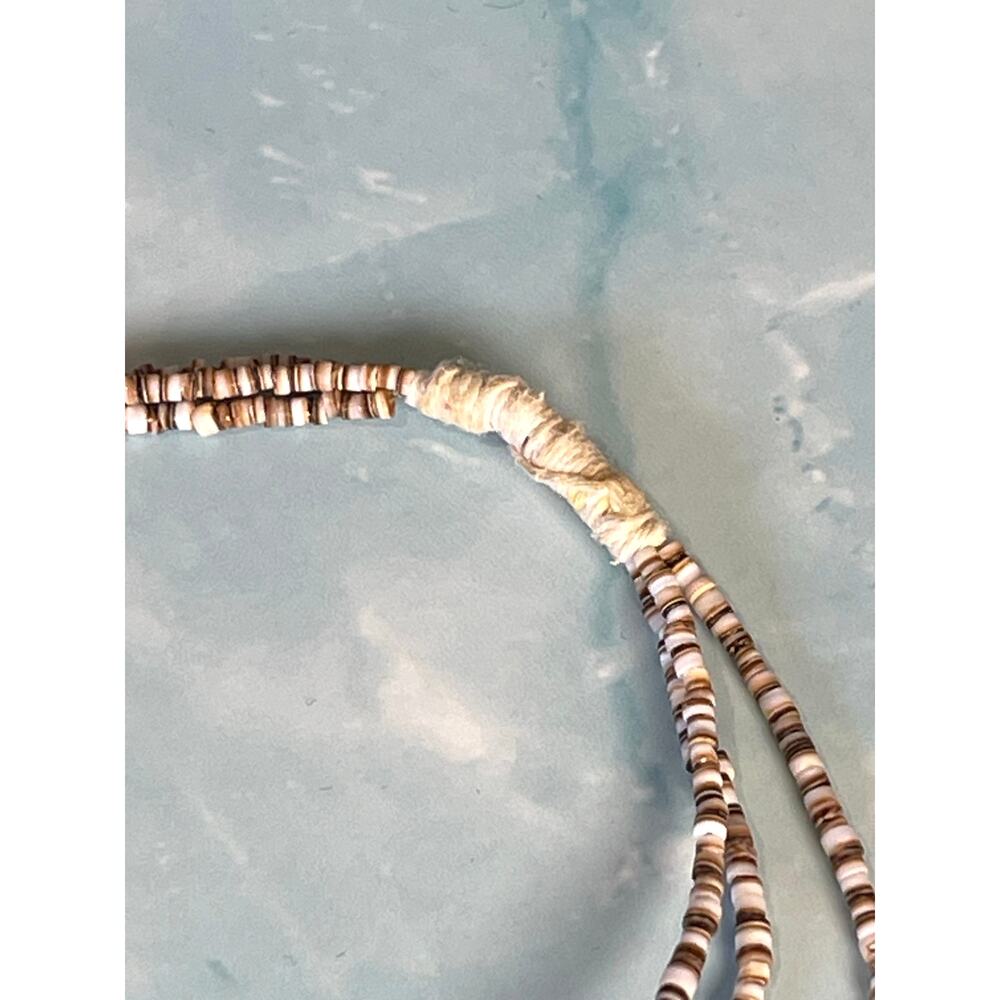 Zuni Multi Strand Heishi Shell Fetish Necklace Southwestern - Picture 5 of 6